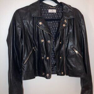 Faux Leather Jacket
